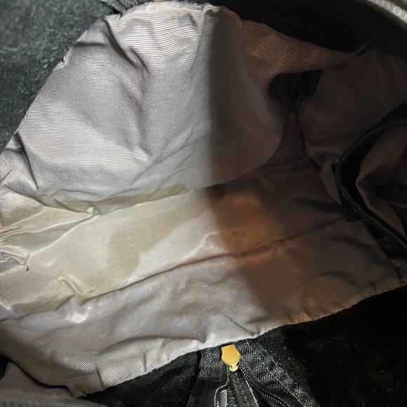 Victoria Leather Co Shoulder Bag Large Black Pebbled Leather Droplet Crossbody - Picture 13 of 15